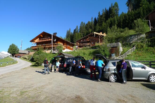 Parkplatz bei Berggasthof Jagastuben