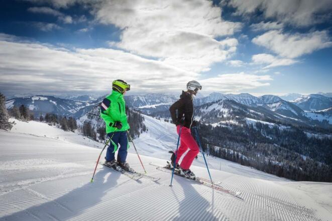 Den Ausblick genießen in Gaissau-Hintersee