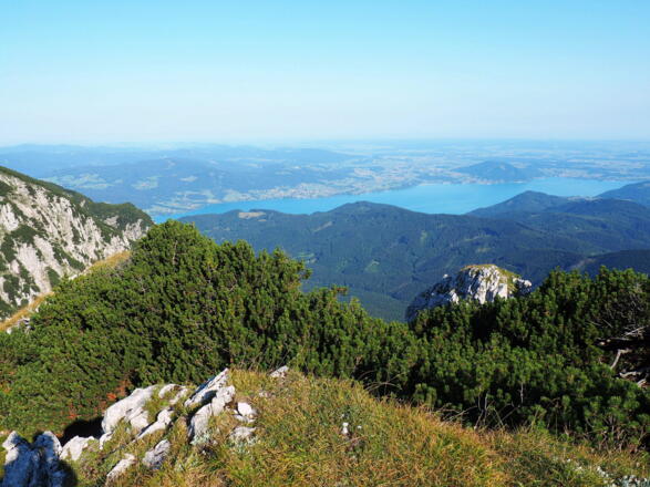 Attersee vom Ausstieg 1670m