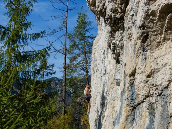 Kletterer in &quot;De Graue&quot;