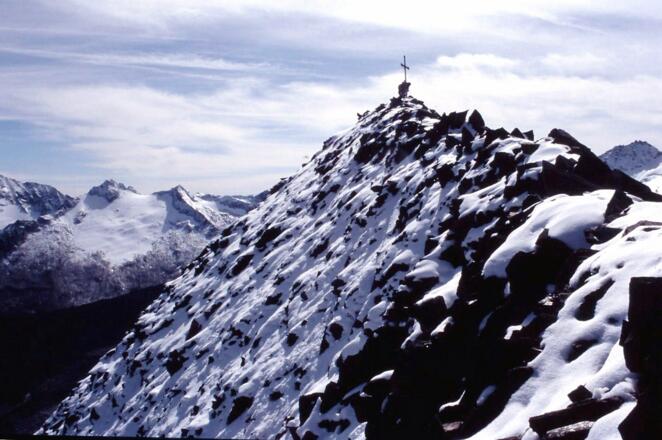 Schönbichler Horn 3133 m am Grat zu den Talggenköpfen