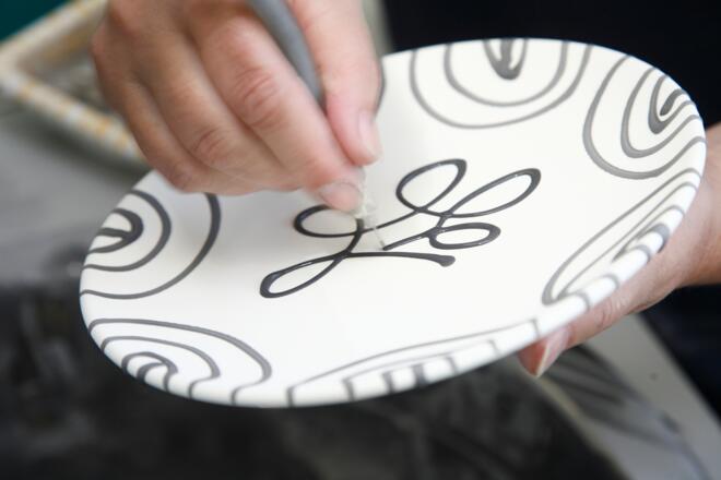 Produktion der Gmundner Keramik