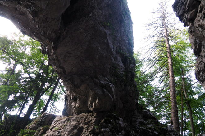 Durch das Felsentor~930m