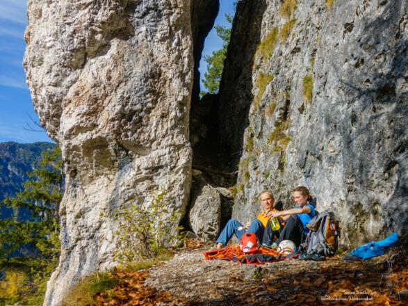 in der Nachmittagssonne chillen