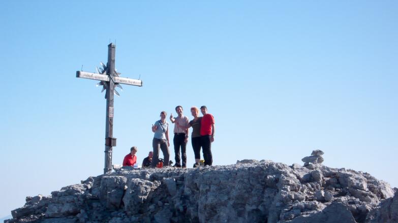 Auf dem Gipfel des Großen Ochsenhorns