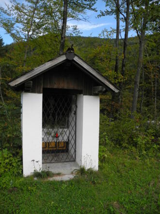 Kurz vor der Rettenbachklamm passieren wir eine Kapelle.