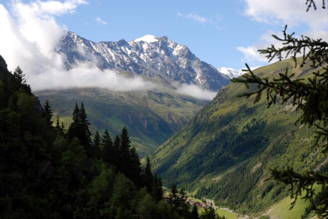 Blick ins innere Pitztal