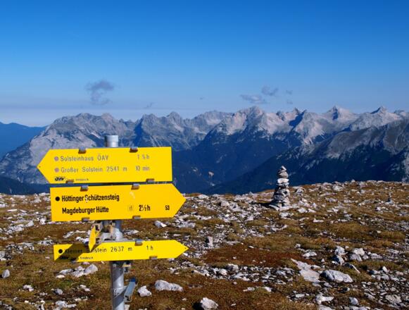 Sattel zwischen den Solsteinen, 1471m