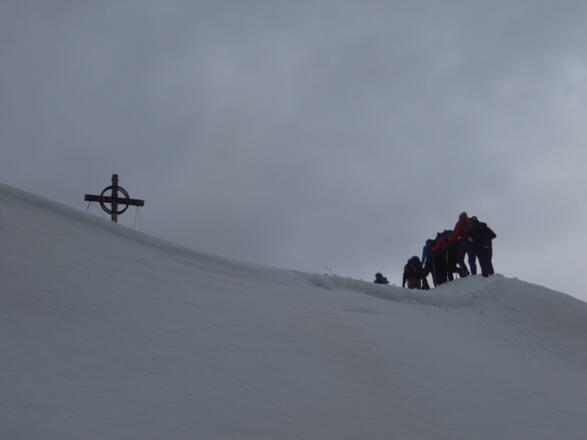 Nicht mehr weit zum Gipfel