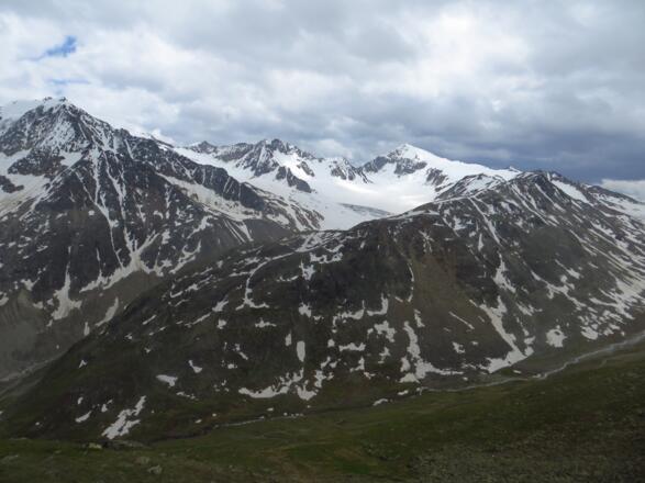Panoramablick von der Hütte