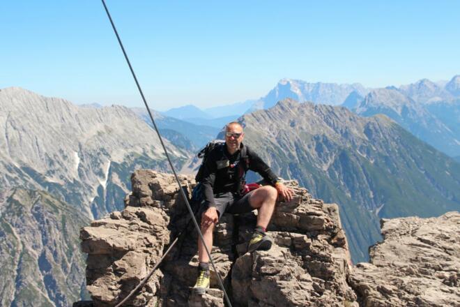 Am Gipfel der Vorderen Platteinspitze