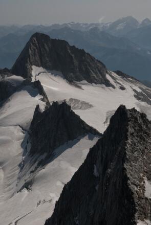 Blick vom Großen Möseler hinüber zum Turnerkamp