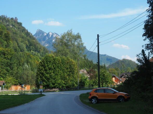 Wieder am Start, Parkplatz 423m