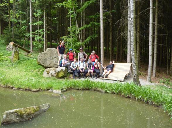 Donausteigrastplatz Teich