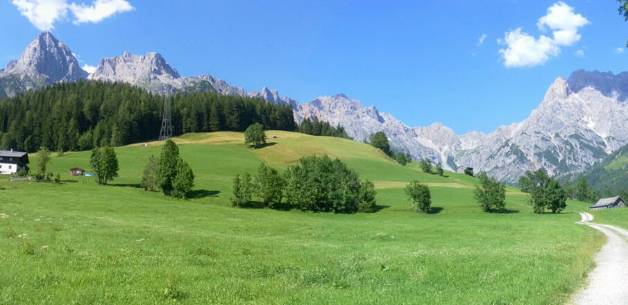 Gipfelparade der gesamten Runde von Hinterthal
