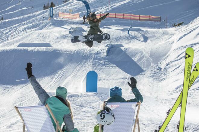 Snowpark Alpbach - Snowboarder