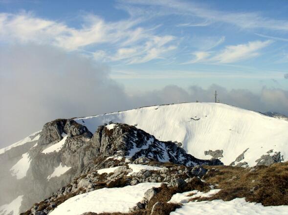 Wildenkogel 2093m mit Blick zum Schönberg 2090m