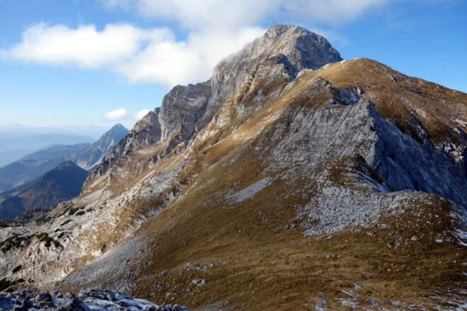 Blick am Westgrat zum Gr.Pyhrgas
