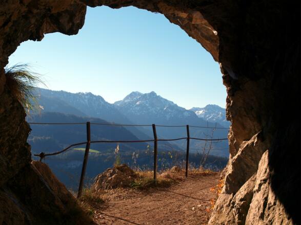 Ewige Wand Steig um 790m, Gamsfeldblick