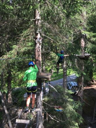 Alpinpark Dienten Seilbrücke