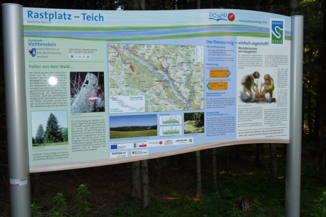 Donausteigrastplatz Teich