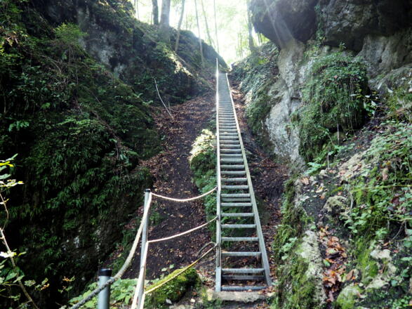 Stahltreppe ca. 530m - 555m