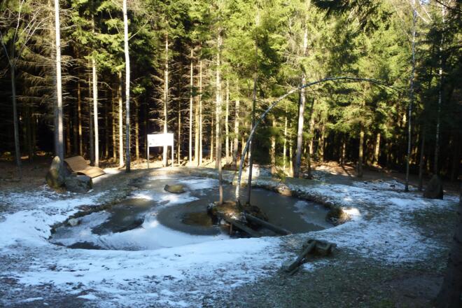 Donausteigrastplatz Teich