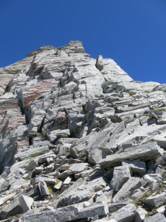 Gratfuß mit auffallender Felsnase