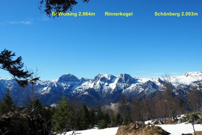 Ausstieg Kamm ~1440m, Blick ins Tote Gebirge