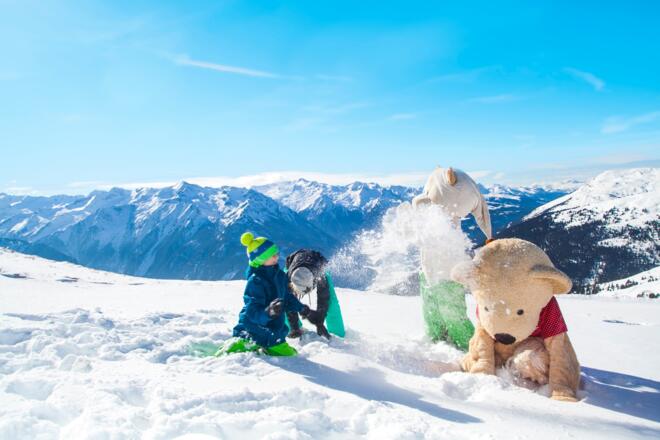 Kinderparadies in der Wildkogel-Arena mit Kogel-Mogel und Kogel-Mia