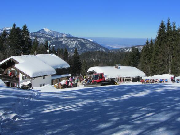 Die gut geführte Hindenburghütte