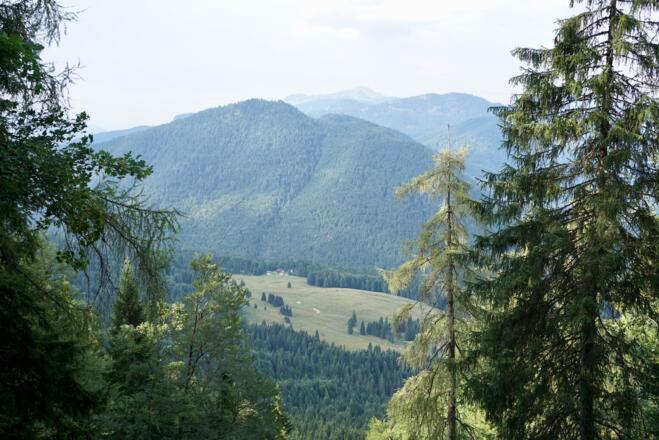 Blick zur Nattersbergalm