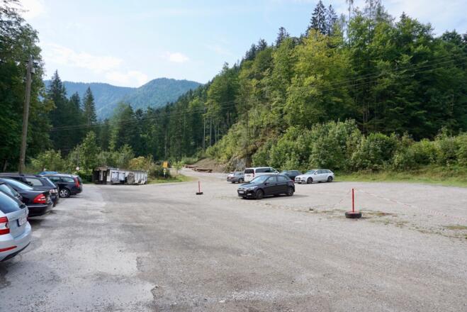 Parkplatz bei Blindau