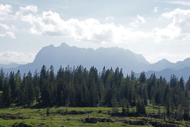 Terrassenblick zum Wilden Kaiser