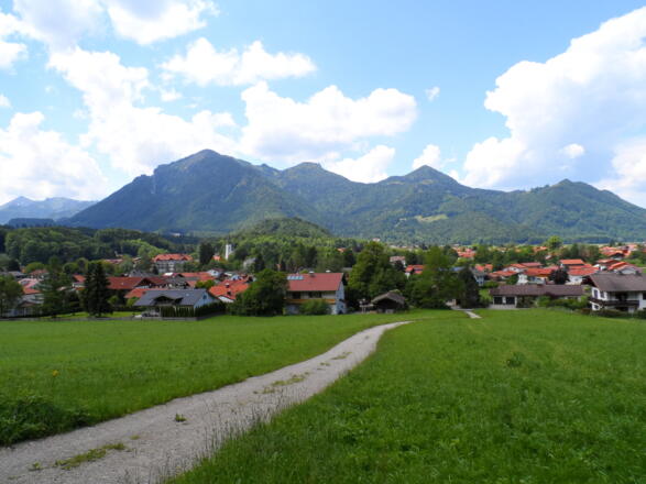 Schöner Ausblick auf Marquartstein