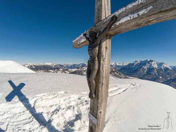 Herrgott am Gipfelkreuz