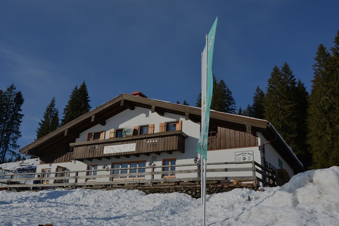 Traunsteinerhütte Südseite 1160