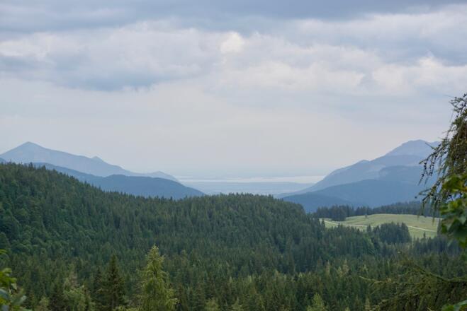 Blick zum Chiemsee