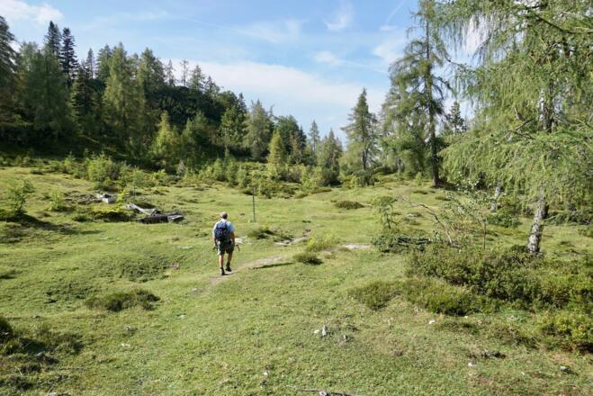 Weg zur Pflegereck-Diensthütte