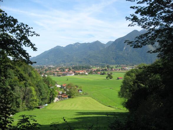 Ausblick auf Grassau