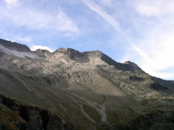 Am Anstieg zur Scharte