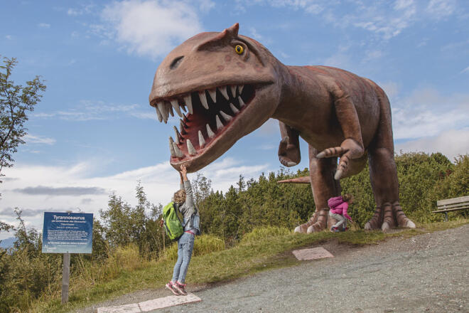 Tirassic Park auf der Steinplatte in Waidring