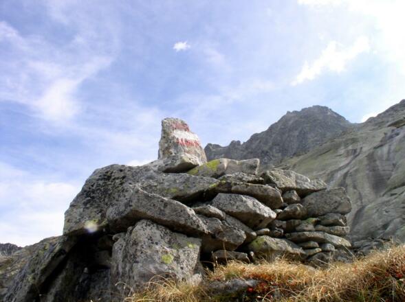 Markantes Steinmandl 2310m