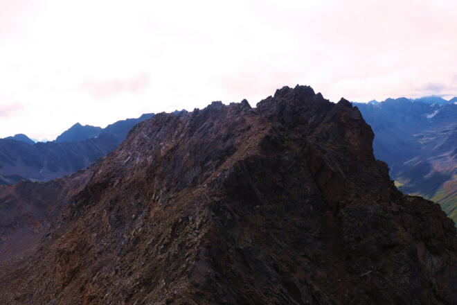 Gamskogel 2.965m vom Vorgipfel