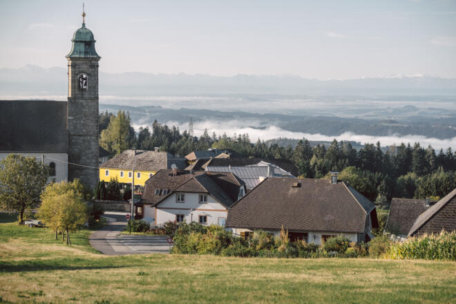 Blick zur Nordalpenkette