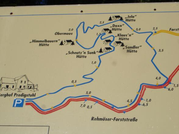 Übersichtskarte Toleranzweg Bad Goisern