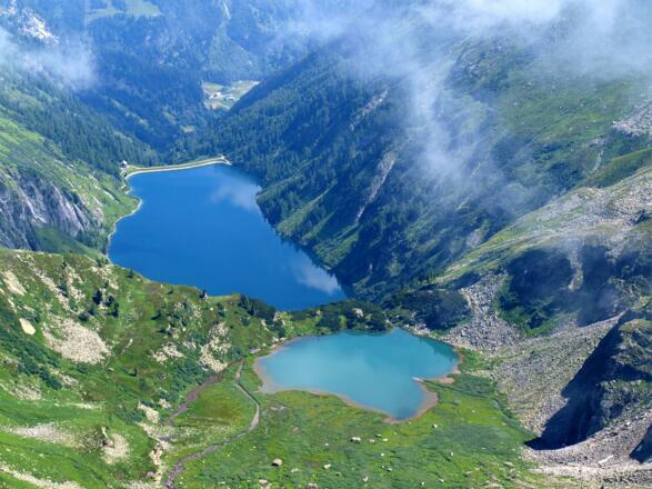Rotgüldenseen von der Wastelkarscharte