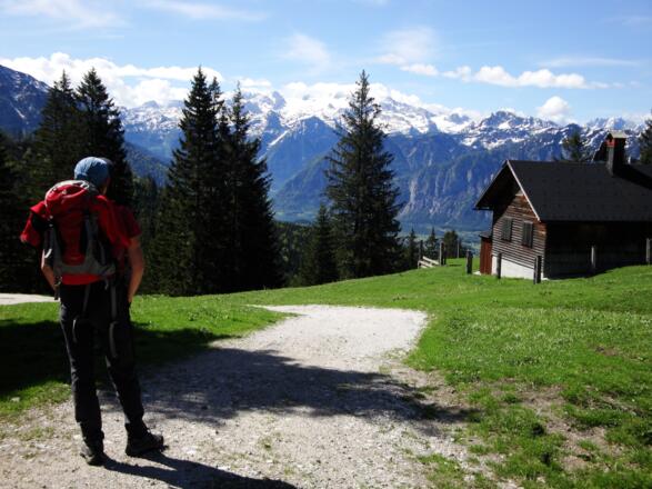 Der Dachstein vom Hütteneck gesehen