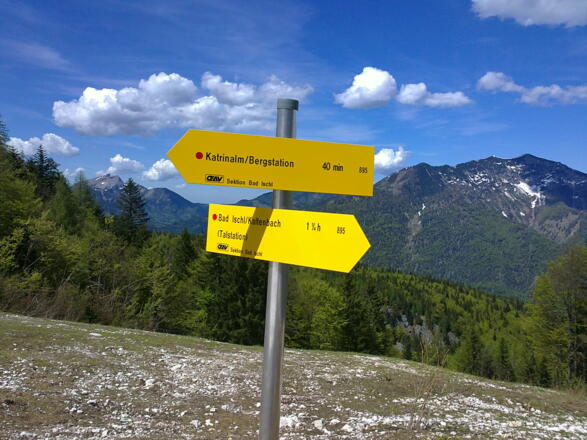 Der oberste Anstiegsteil verläuft über die Schipiste