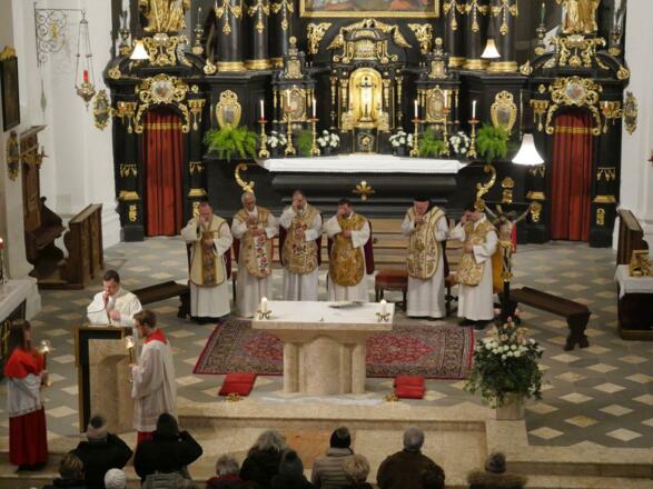 Basilika Mariathal Nachtwallfahrt